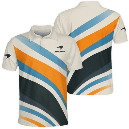 Waves Pattern McLaren F1 Exclusive Polo Shirt BLMCL1625A2PL