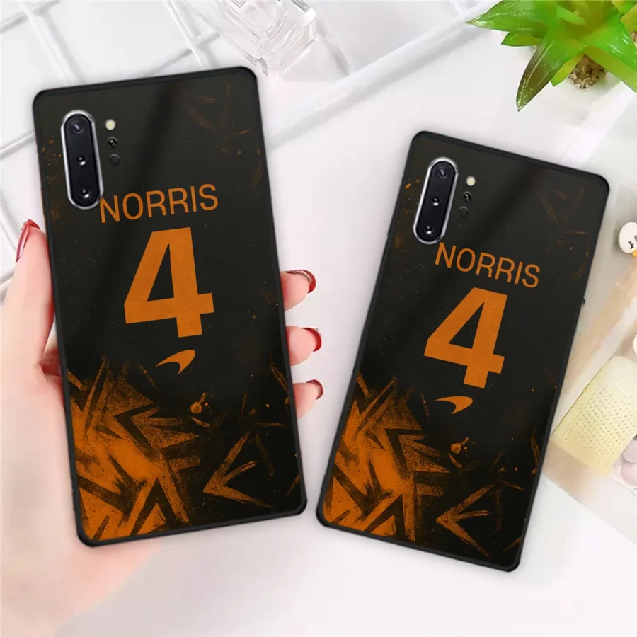 4 Lando Norris McLaren F1 Team Phone Case - Dustproof, Scratch & Shock Resistant - BLMCL2625A4NR