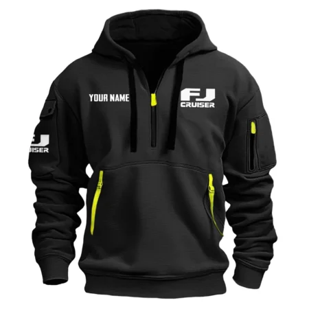 FJ Cruiser Exclusive Logo Fashion Hoodie Half Zipper BLC22525A1FJC