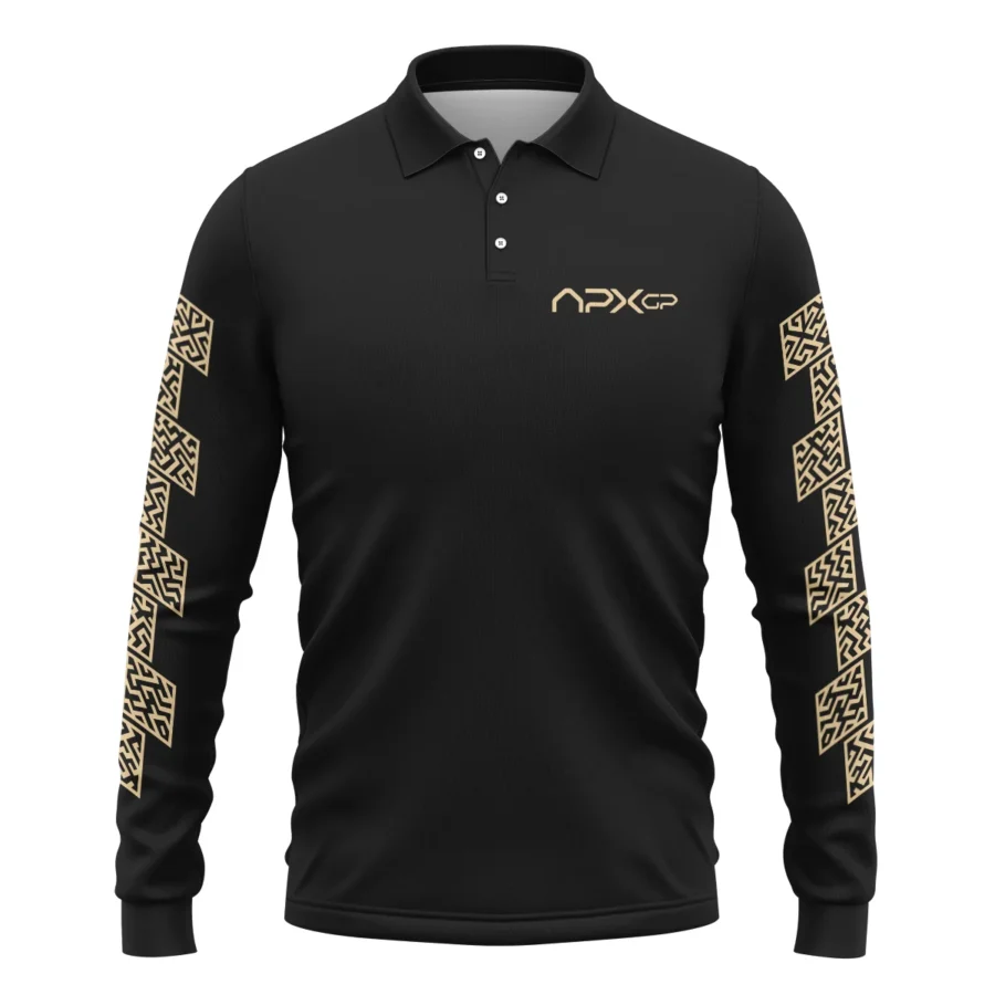 Photo Collage Exclusive Long Polo Shirt BLF116625A6LPL