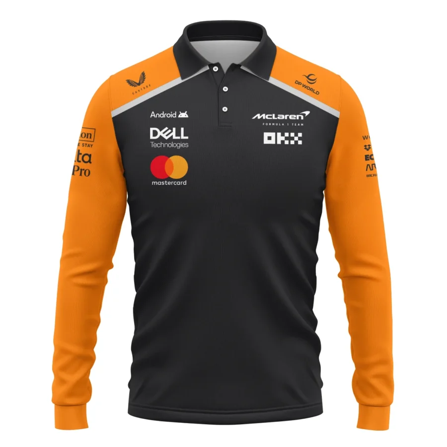 Ayrton Senna The Racing Legend McLaren F1 Exclusive Long Polo Shirt BLF16625A1LPL
