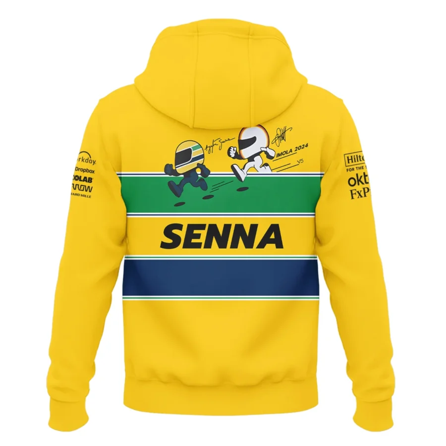 Ayrton Senna The Racing Legend McLaren F1 Exclusive Zipper Hoodie BLF13625A1ZHD
