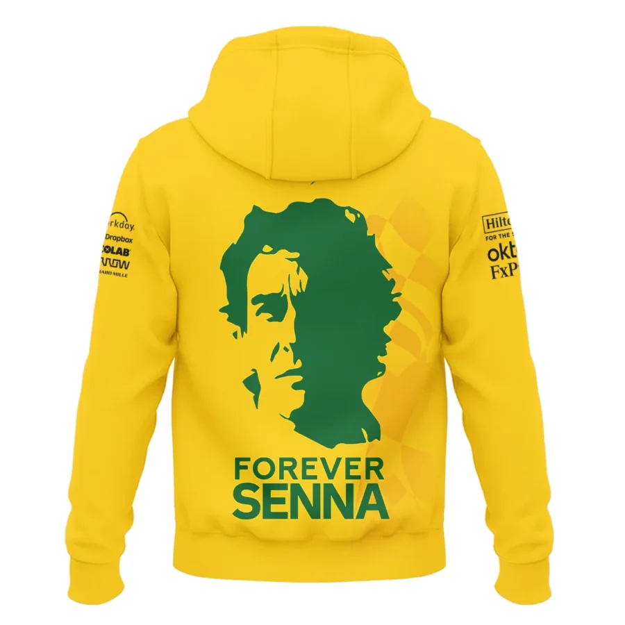 Forever Ayrton Senna McLaren F1 Exclusive Hoodie BLF13625A2HD