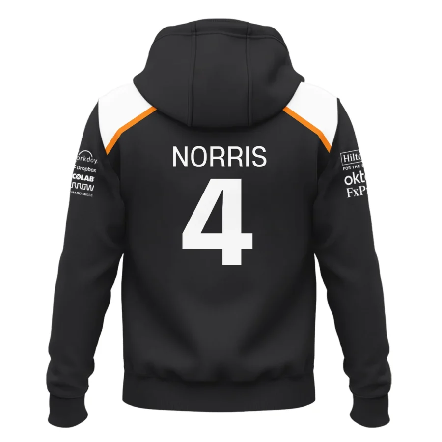 Lando Norris LN4 McLaren F1 Exclusive Zipper Hoodie BLF19625A2ZHD