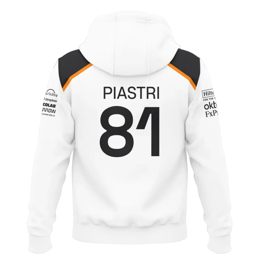 Oscar Piastri OP81 McLaren F1 Exclusive Zipper Hoodie BLF19625A3ZHD