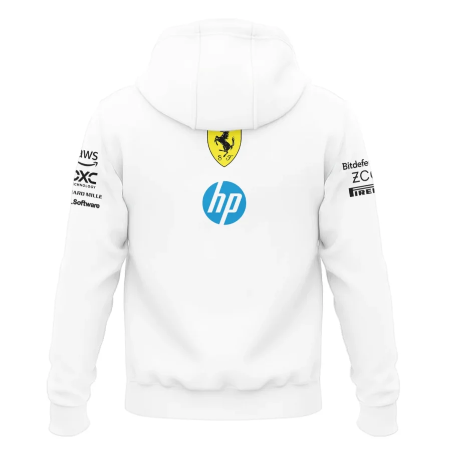 2025 Scuderia Ferrari F1 Special Edition Zipper Hoodie BLFRR4625A2ZHD
