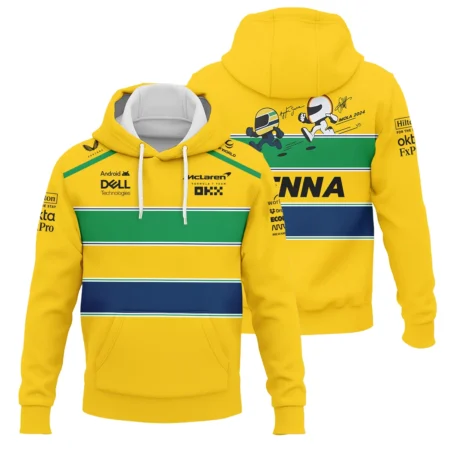 Ayrton Senna The Racing Legend McLaren F1 Exclusive Hoodie BLF13625A1HD