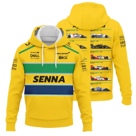 Senna x McLaren - Exclusive Hoodie Featuring His Iconic Liveries BLF13625A5HD