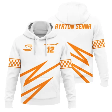 Ayrton Senna The Racing Legend McLaren F1 Exclusive Hoodie BLF16625A4HD