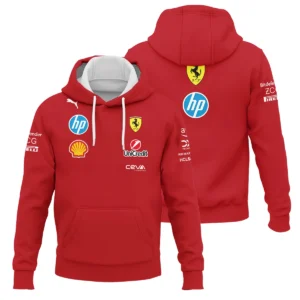 2025 Scuderia Ferrari F1 Special Edition Hoodie Half Zipper BLFRR4625A3HDF
