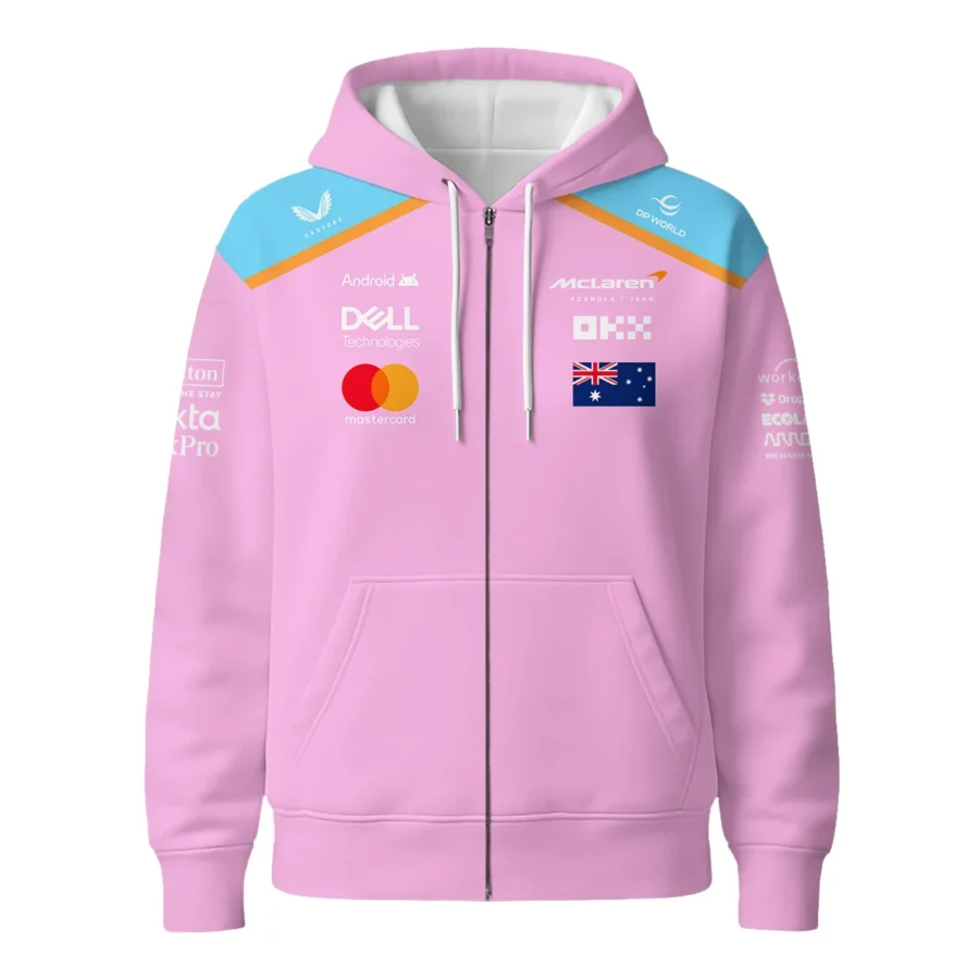 2025 Pink Exclusive Unisex Zipper Hoodie BLF120625A1ZHD