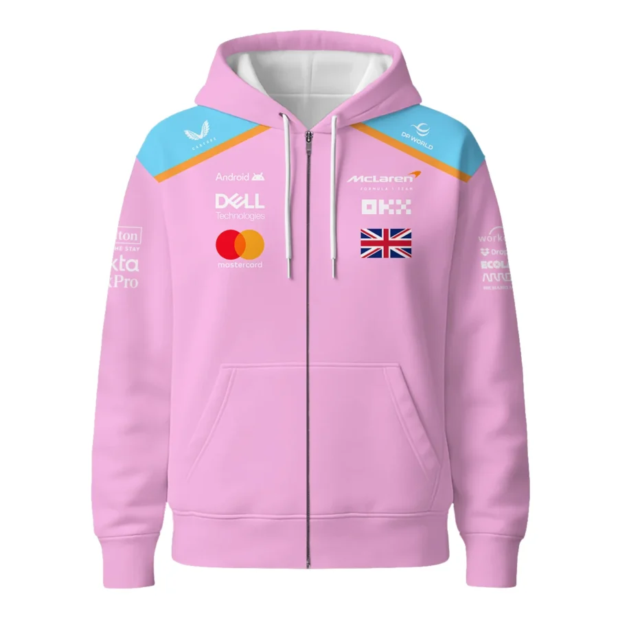 2025 Pink Exclusive Unisex Zipper Hoodie BLF120625A2ZHD