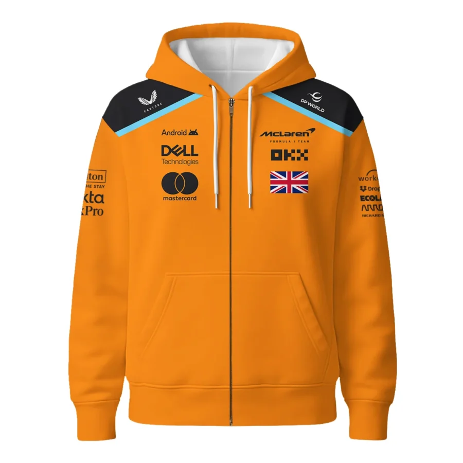 2025 Papaya Exclusive Unisex Zipper Hoodie BLF120625A4ZHD