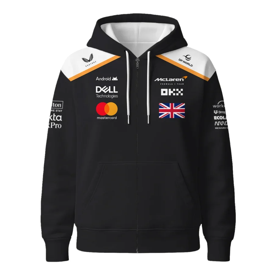 2025 Black Exclusive Unisex Zipper Hoodie BLF120625A8ZHD