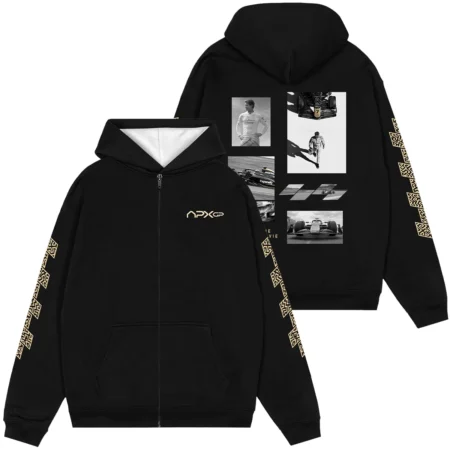 Photo Collage Exclusive Zipper Hoodie BLF116625A6ZHD