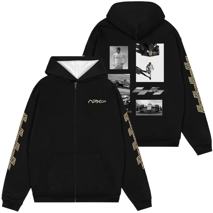Photo Collage Exclusive Zipper Hoodie BLF116625A6ZHD
