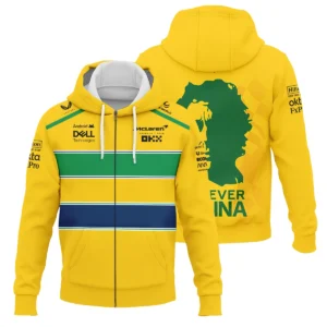 Forever Ayrton Senna McLaren F1 Exclusive Down & Puffer Jackets BLF13625A2HCJ