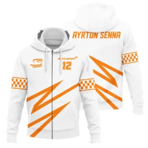 Ayrton Senna The Racing Legend McLaren F1 Exclusive Down & Puffer Jackets BLF16625A4HCJ