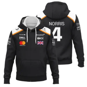 Lando Norris LN4 McLaren F1 Exclusive Long Polo Shirt BLF19625A2LPL