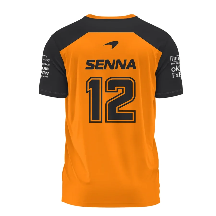 Ayrton Senna The Racing Legend McLaren F1 Exclusive T-Shirt BLF16625A2TS
