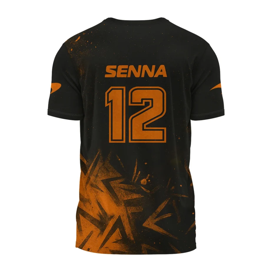 Ayrton Senna The Racing Legend McLaren F1 Exclusive T-Shirt BLF16625A3TS