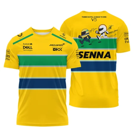 Ayrton Senna The Racing Legend McLaren F1 Exclusive T-Shirt BLF13625A1TS
