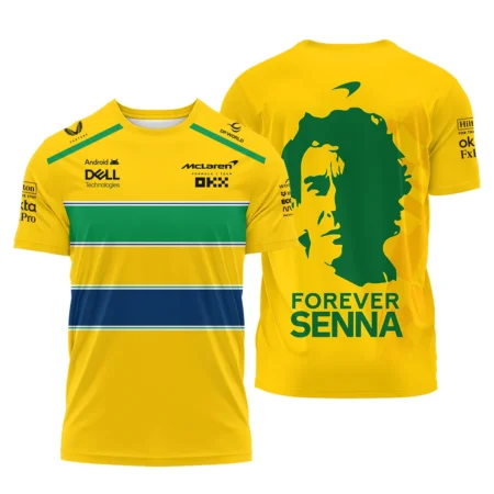 Forever Ayrton Senna McLaren F1 Exclusive T-Shirt BLF13625A2TS