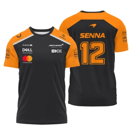 Ayrton Senna The Racing Legend McLaren F1 Exclusive T-Shirt BLF16625A1TS