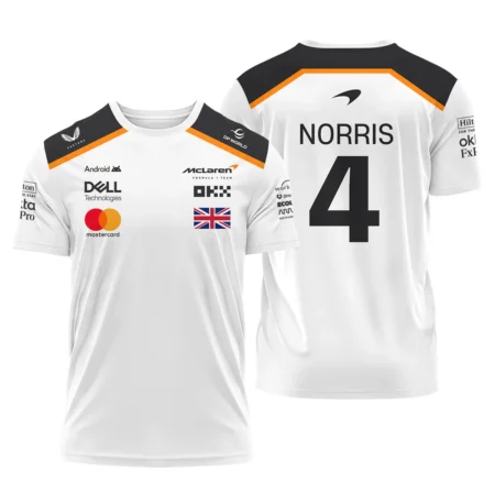 Lando Norris LN4 McLaren F1 Exclusive T-Shirt BLF19625A1TS