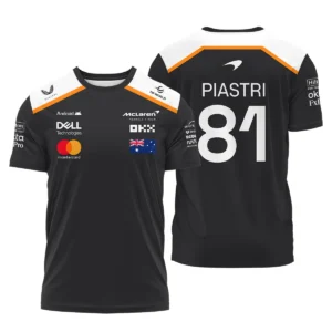 Oscar Piastri OP81 McLaren F1 Exclusive Polo Shirt BLF19625A4PL