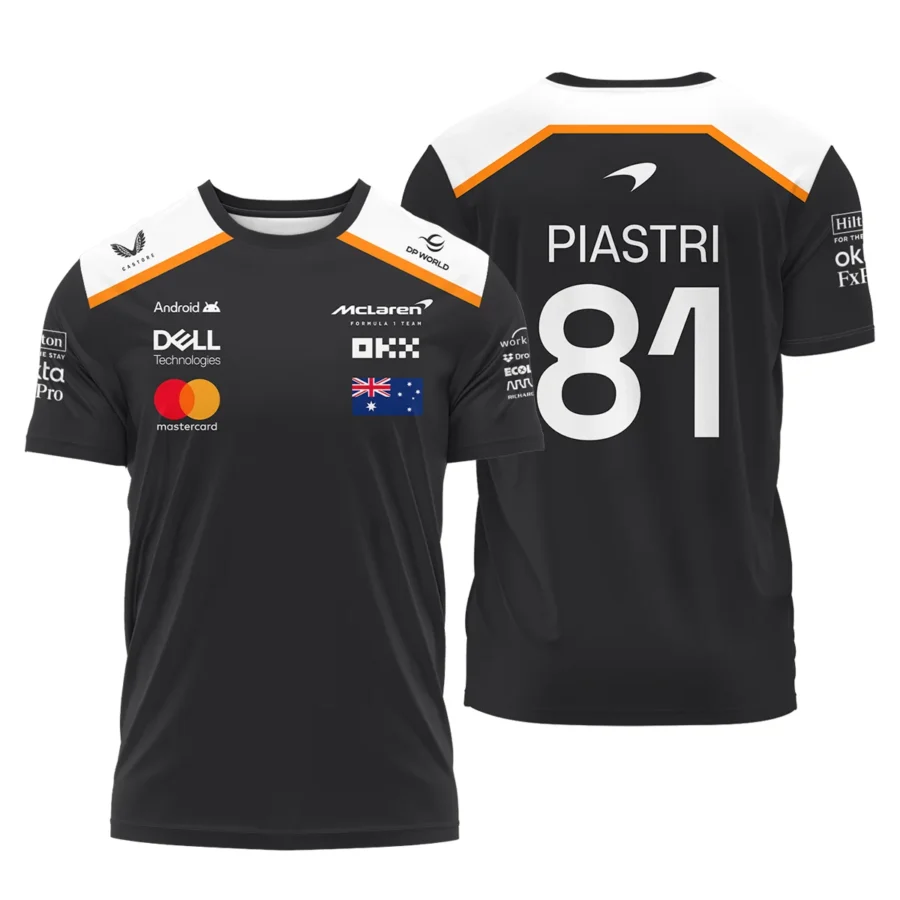 Oscar Piastri OP81 McLaren F1 Exclusive T-Shirt BLF19625A4TS