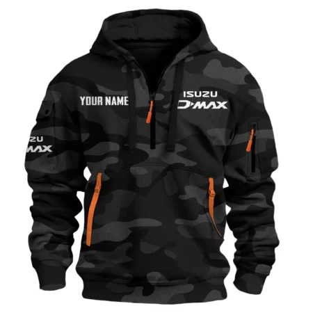 D-MAX Exclusive Logo Fashion Hoodie Half Zip BLC11625A1DMAX