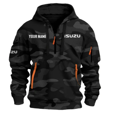 Isuzu Exclusive Logo Fashion Hoodie Half Zip BLC11625A1ISZ