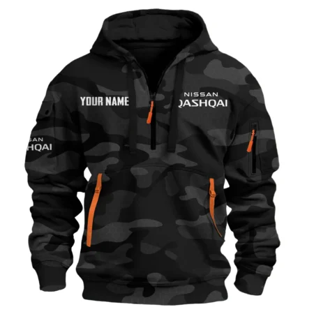 Qashqai Exclusive Logo Fashion Hoodie Half Zip BLC11625A1QQI