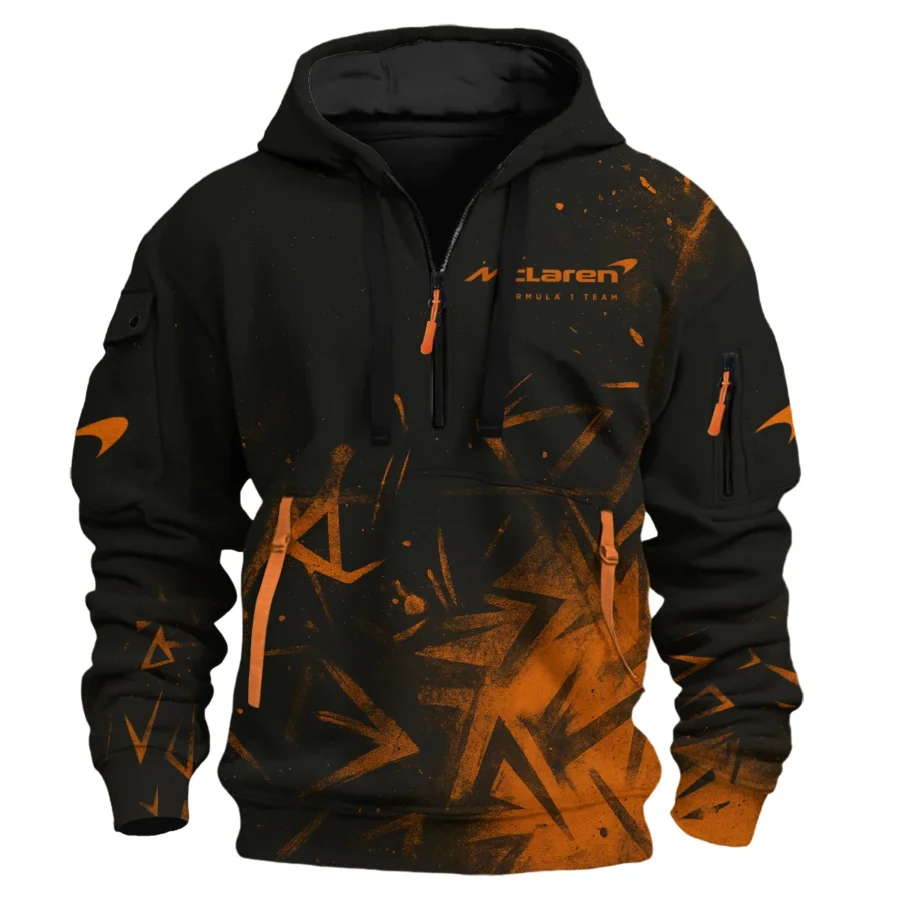 Ayrton Senna The Racing Legend McLaren F1 Exclusive Hoodie Half Zipper BLF16625A3HDF