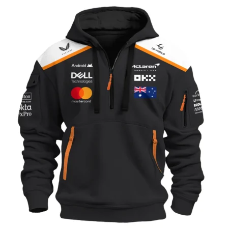 Oscar Piastri OP81 McLaren F1 Exclusive Hoodie Half Zipper BLF19625A4HDF