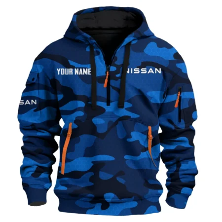 Nissan Exclusive Logo Fashion Hoodie Half Zip BLC11625A1NIS