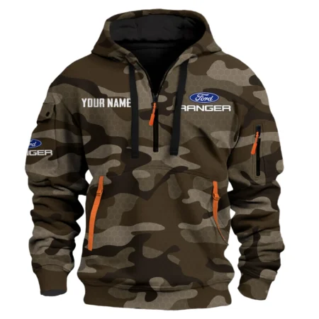 Ranger Exclusive Logo Fashion Hoodie Half Zip BLC11625A1RNG