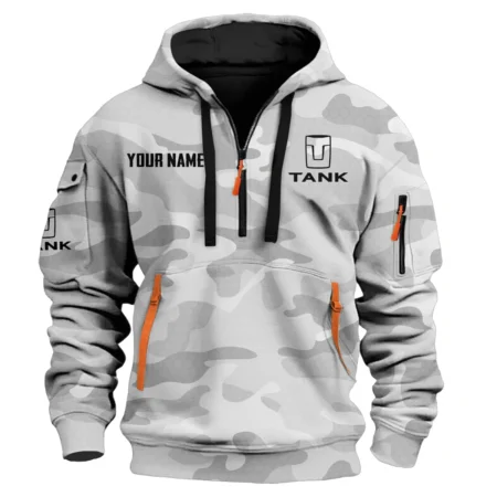 Tank Exclusive Logo Fashion Hoodie Half Zip BLC11625A1TANK