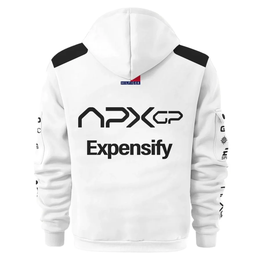 2025 White Version For Racing Fan Exclusive Hoodie Half Zipper BLF116625A1HDF