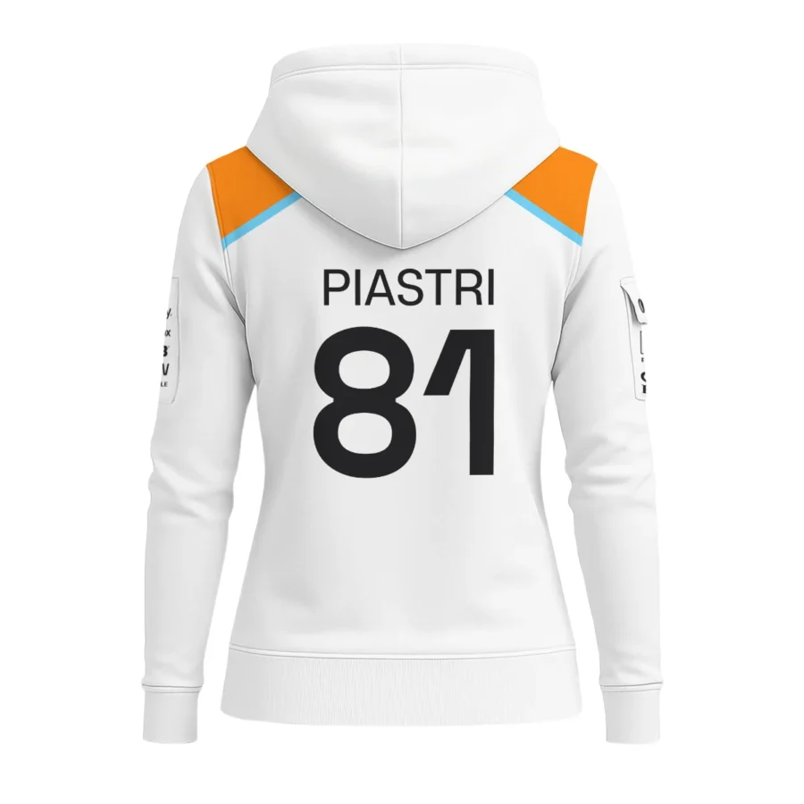 2025 White Exclusive Unisex Hoodie Half Zipper BLF120625A5HDF