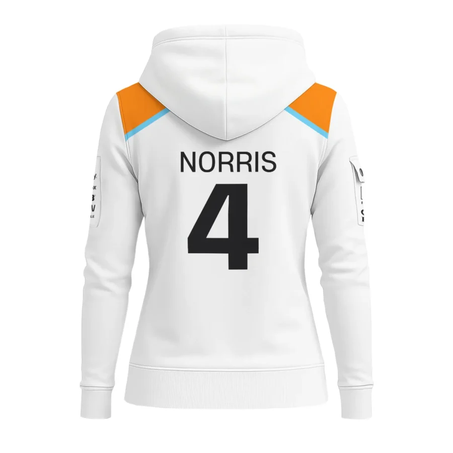 2025 White Exclusive Unisex Hoodie Half Zipper BLF120625A6HDF