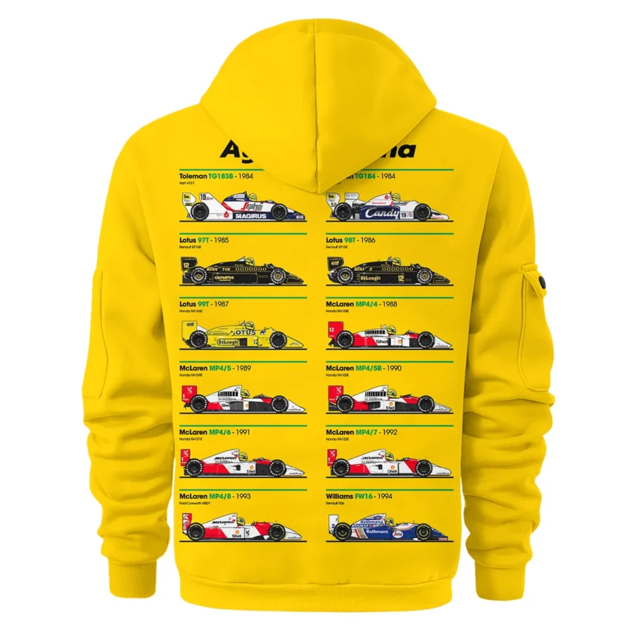 Senna x McLaren - Exclusive Hoodie Half Zipper Featuring His Iconic Liveries BLF13625A5HDF