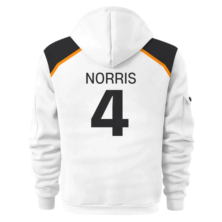Lando Norris LN4 McLaren F1 Exclusive Hoodie Half Zipper BLF19625A1HDF