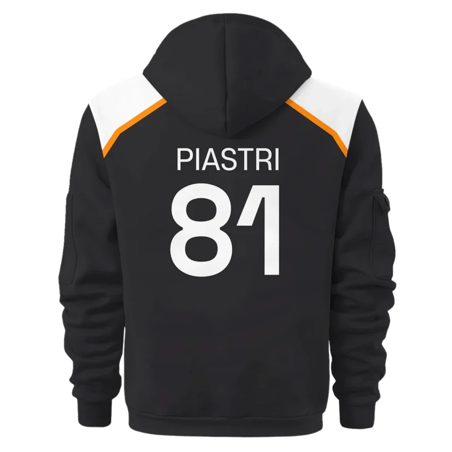 Oscar Piastri OP81 McLaren F1 Exclusive Hoodie Half Zipper BLF19625A4HDF