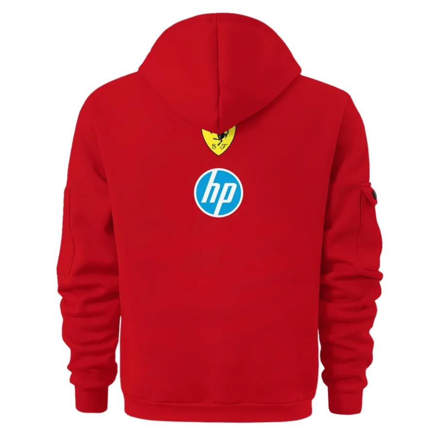 2025 Scuderia Ferrari F1 Special Edition Hoodie Half Zipper BLFRR4625A3HDF