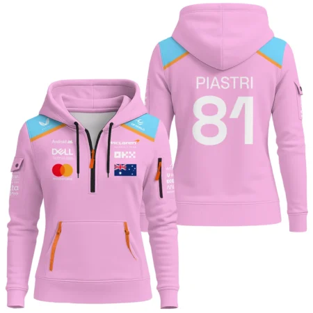 2025 Pink Exclusive Unisex Hoodie Half Zipper BLF120625A1HDF
