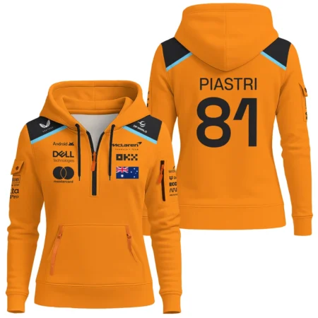 2025 Papaya Exclusive Unisex Hoodie Half Zipper BLF120625A3HDF