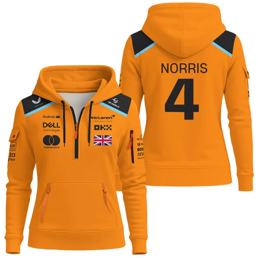 2025 Papaya Exclusive Unisex Hoodie Half Zipper BLF120625A4HDF