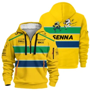 Ayrton Senna The Racing Legend McLaren F1 Exclusive Polo Shirt BLF13625A1PL